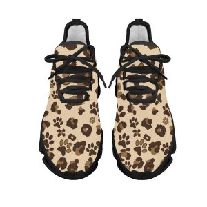 Custom Dog Paw Print Sneakers, Personalized Pet Lover Shoes, Unique Gifts for Dog Owners