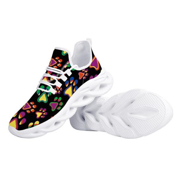 Custom Dog Paw Print Sneakers, Personalized Pet Shoes, Unique Gifts for Dog Lovers - Image 4