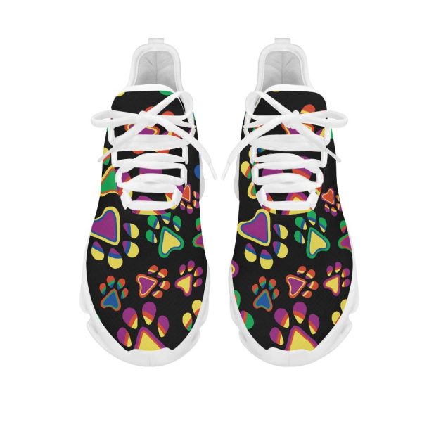 Custom Dog Paw Print Sneakers, Personalized Pet Shoes, Unique Gifts for Dog Lovers - Image 2