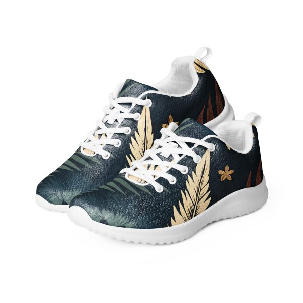 Floral Sneakers | Custom Boho Design Shoes | Flower Pilates Yoga Shoes | Workout Sneakers | Best Comfortable Sneakers | Comfy Soft Fit | - Image 5